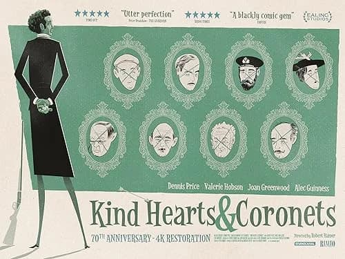 Kind Hearts and Coronets film posteri