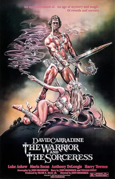 The Warrior and the Sorceress film posteri